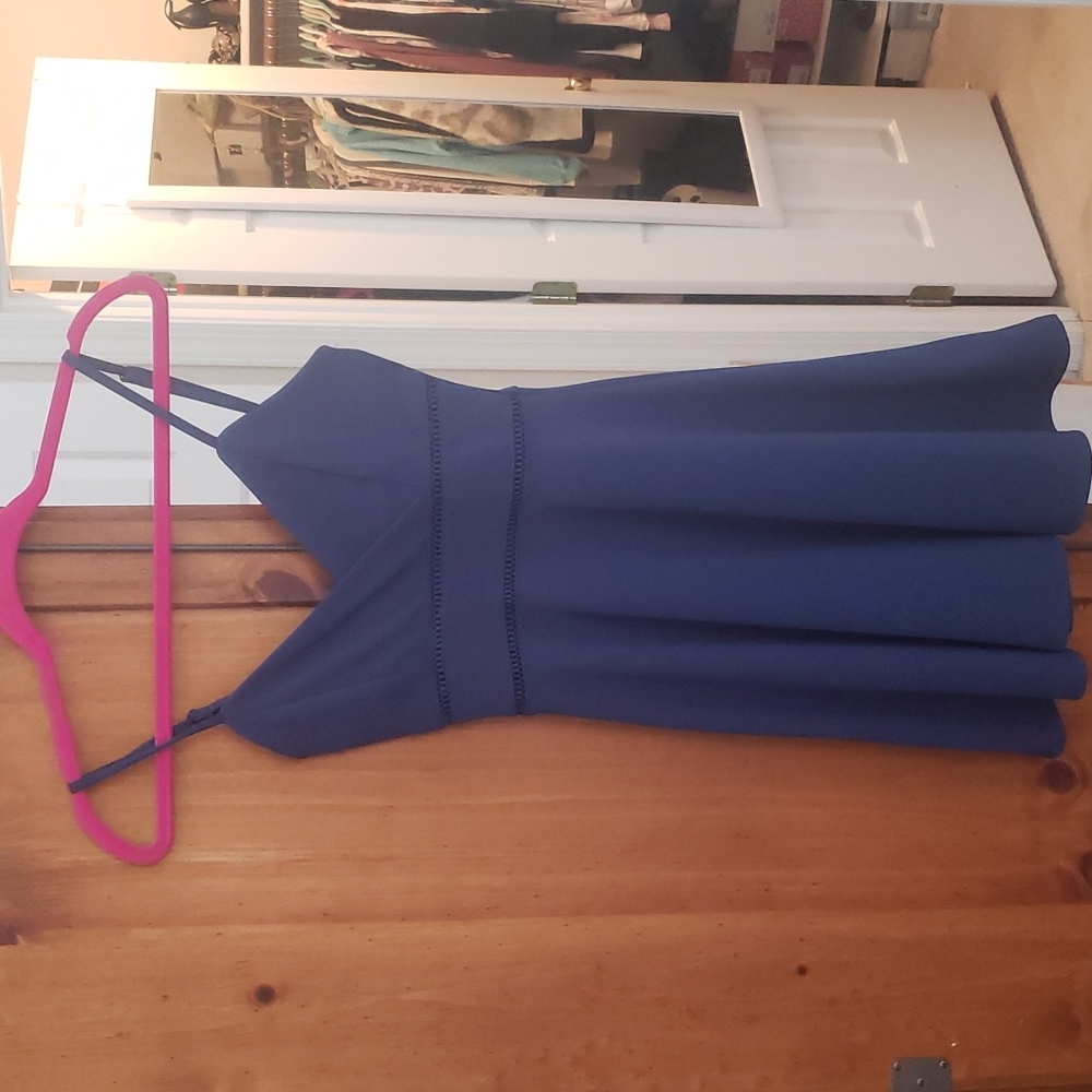 Blue dress